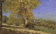 Alfred Sisley Landscape at Louveciennes painting